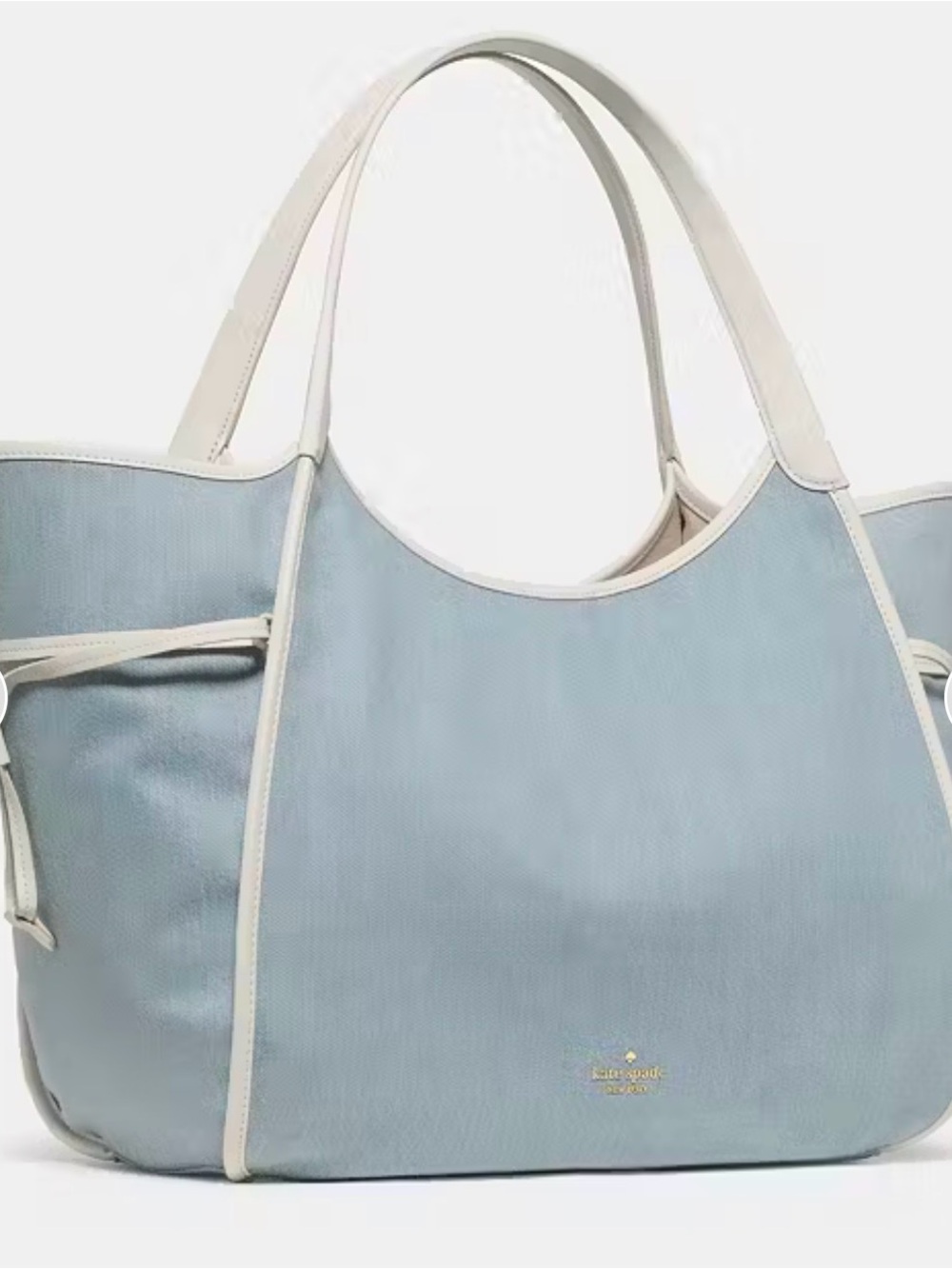 kate spade (still in stores) very large “stash denim large carryall bag” new - Picture 4 of 4